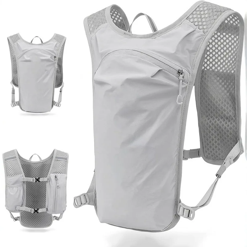 Cycling Running Hydrating Vest Ultralight Breathable Hydrating Backpack Bicycle Water Bag Outdoor Hiking Marathon Sports Vest