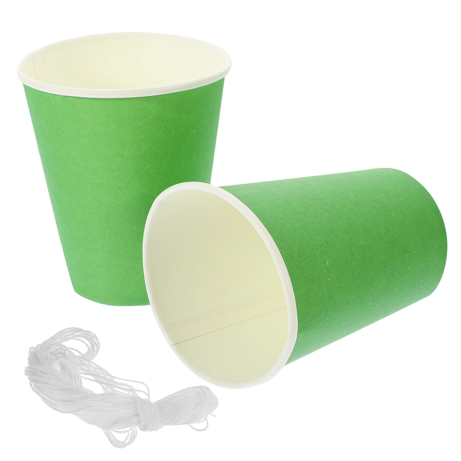 

2 компл. телефона ручной работы, самодельный телефон, голосовая трубка, образовательное научное обучение для детей, интерактивное обучение, передающее звук