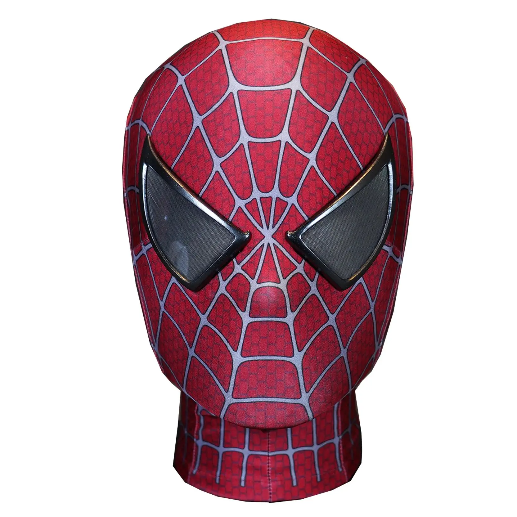 

mar-vel Spider-Man Mask Accessories / Eyes / Mask Fabric / Spider Webs / Toby Maguire spiderman mask Hood Superhero Cos Costume