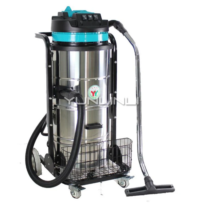 Промышленное оборудование для удаления пыли объемом 60 л для удаления пыли в мастерской, мощный пылесос мощностью 3000 Вт