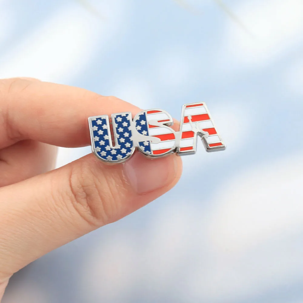 USA-Emaille-Pins mit Amerika-Flagge, patriotische Broschen zum 4. Juli, Freiheitsstatue-Abzeichen, Anstecknadel für Rucksack, Jacke, Schmuck – Detail 4