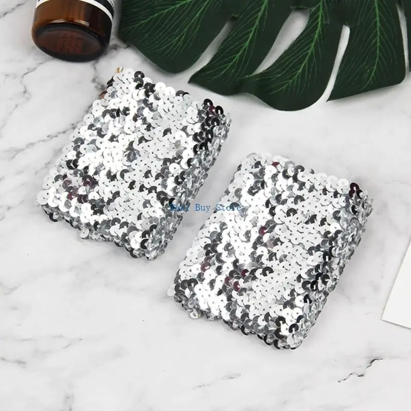 

U13D Stretchy Elastic Arm Sleeves Sparkling for Stage Shows Costume Parties