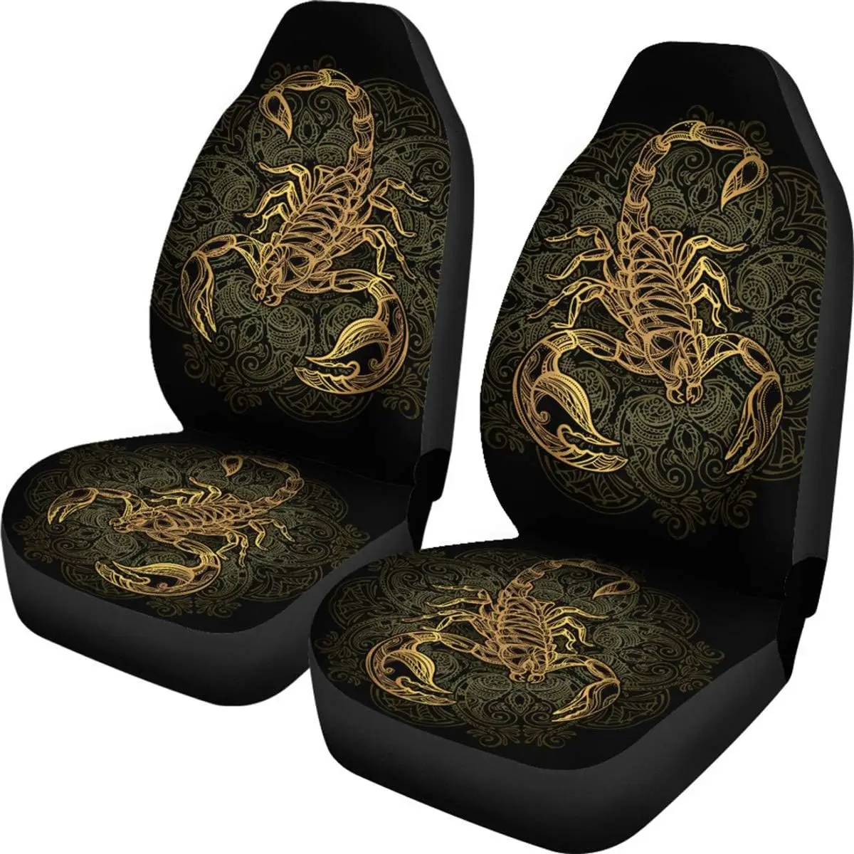 Scorpion Car Seat Covers Seat Covers Car Front Seat Covers Set of 2 Car Seat Protector Scorpion Lover Front Car Cover Gift