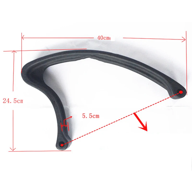 Computer Chair Armrest Bracket,Mesh Chair Armrest Support Swivel Chair Handle Bracket Accessories 받침틀