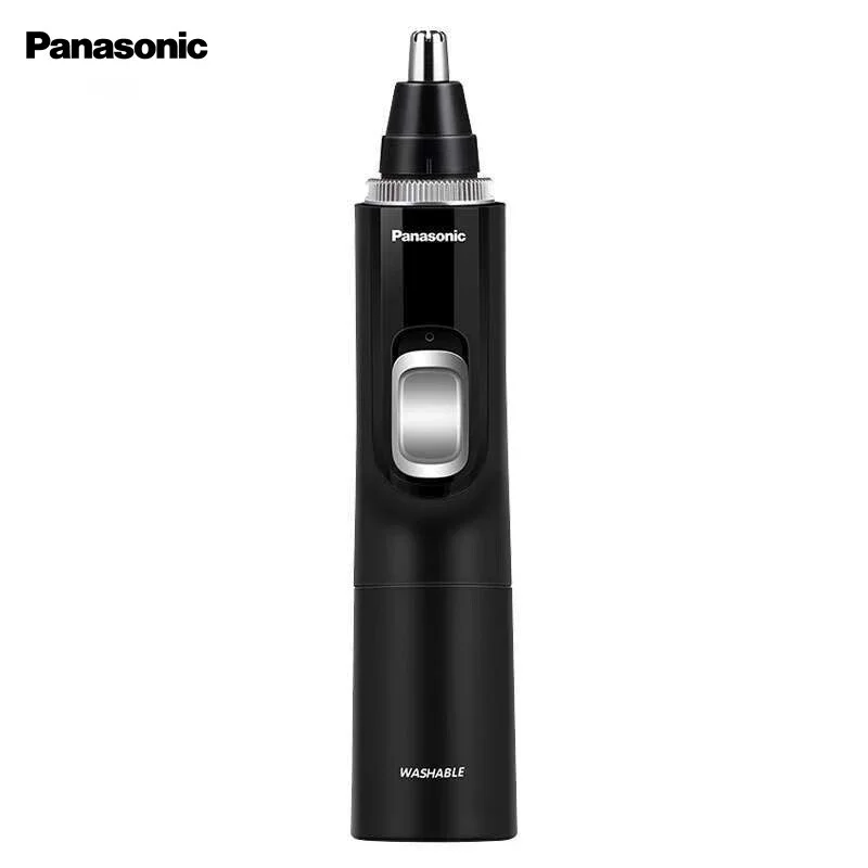 Panasonic Ear and Nose Hair Trimmer for Men, Vacuum Cleaning System, Powerful Motor and Dual-Edge Blades for Smoother Cutting