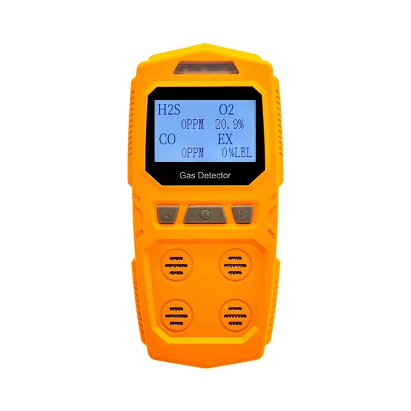 B68C Hazardous Gas Meter 4 In 1 Portable Handheld Gas Detector Combustible And Toxic O2 CO H2S Analyzer