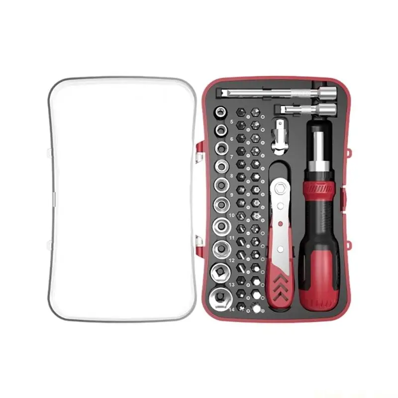 A2BE Professional Industrial Ratcheting Driver Set Alloy Gear Mechanism 3 Fast Control For Professional Mechanics