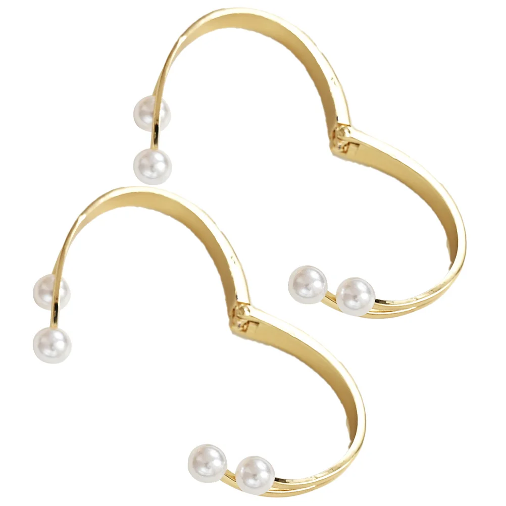 

2 Pcs Curtain Tie-backs Metal Ties Tieback Buckle Decoration Classy Hooks Curtains Tiebacks Decorative Clips