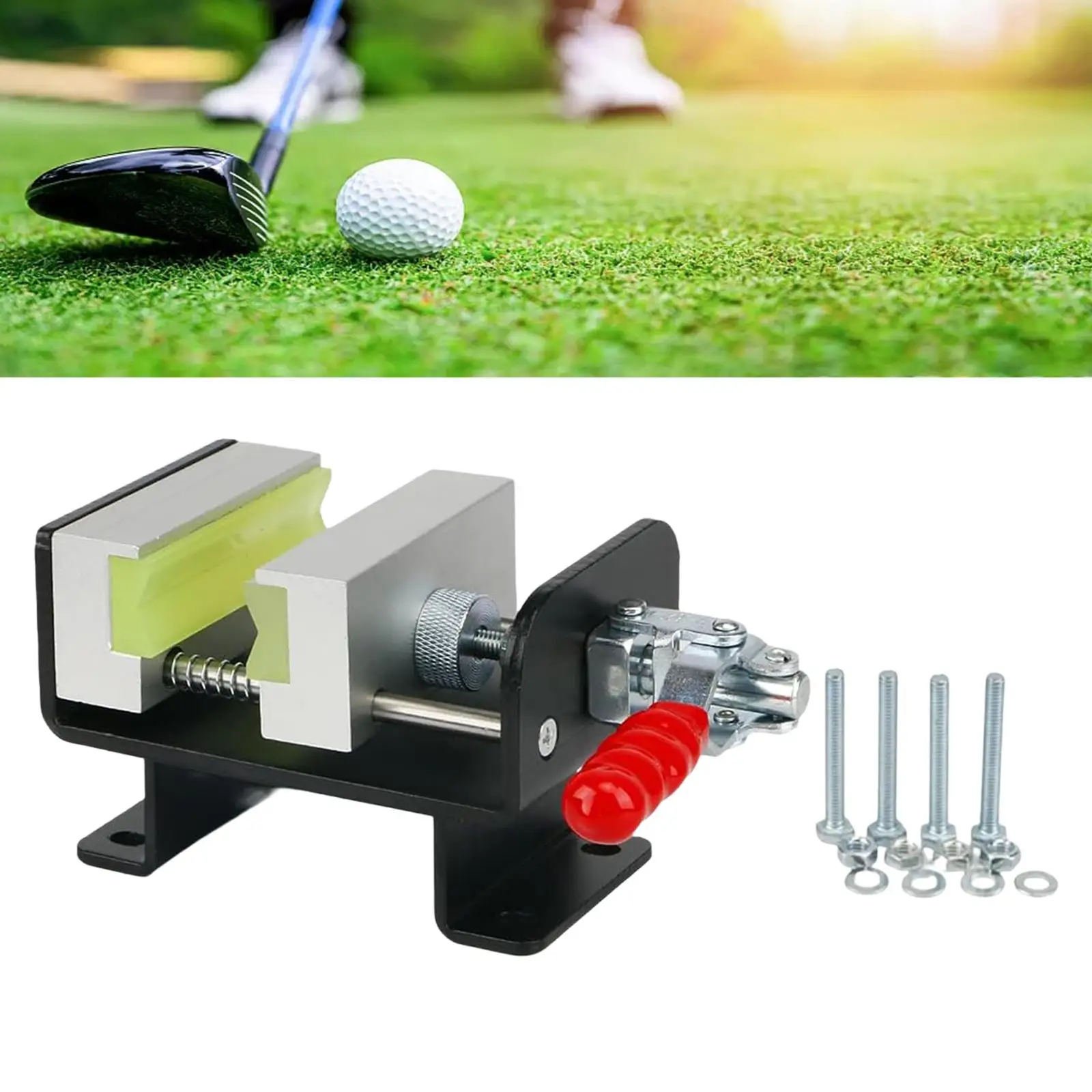 

Golf Club Regrip Vise Golf Shaft Tightener Portable Heavy Duty Adults Repair Accessories Golf Shaft Clamp for Women Golfer