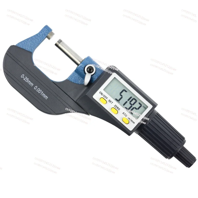 Outer diameter micrometer 0-25mm * 0.001 spiral micrometer, industrial micrometer digital display free shipping