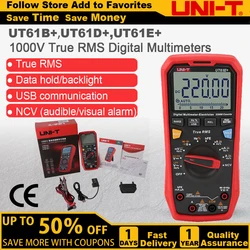 UNI-T UT61B UT61D UT61E Plus Smart Multimeter Digital Professional Multi Meter 22000 Counts AC DC Ammeter Voltmeter Multitester