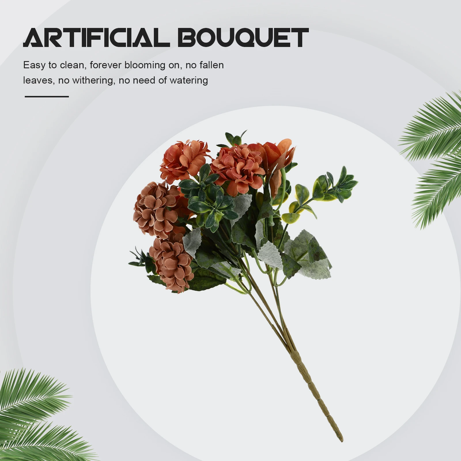 

2 Pcs Accessories Artificial Hydrangea Bride Centerpiece Plastic Flowers Decoration