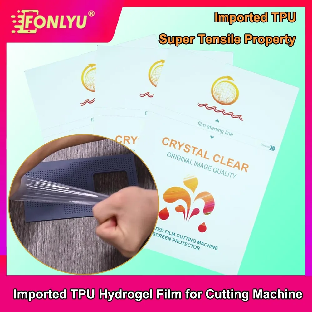 

FONLYU Imported HD Matte Blueray Flexible Hydrogel Film Sheets for Phone Protector Back Skin Cutter Plotter Machine Devia Vormir