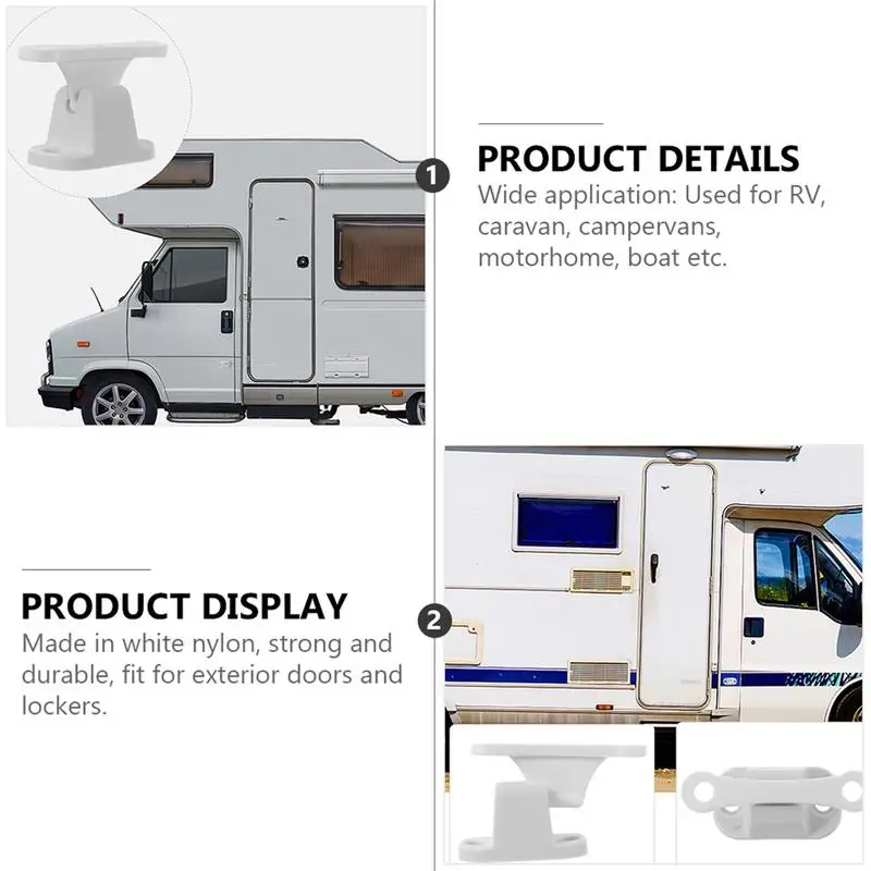 Camper Porta Retentor Titular, Caravana, Camping, Trailer, T Forma, Door Stop, Retaining Catch Latch, RV, 2Pcs