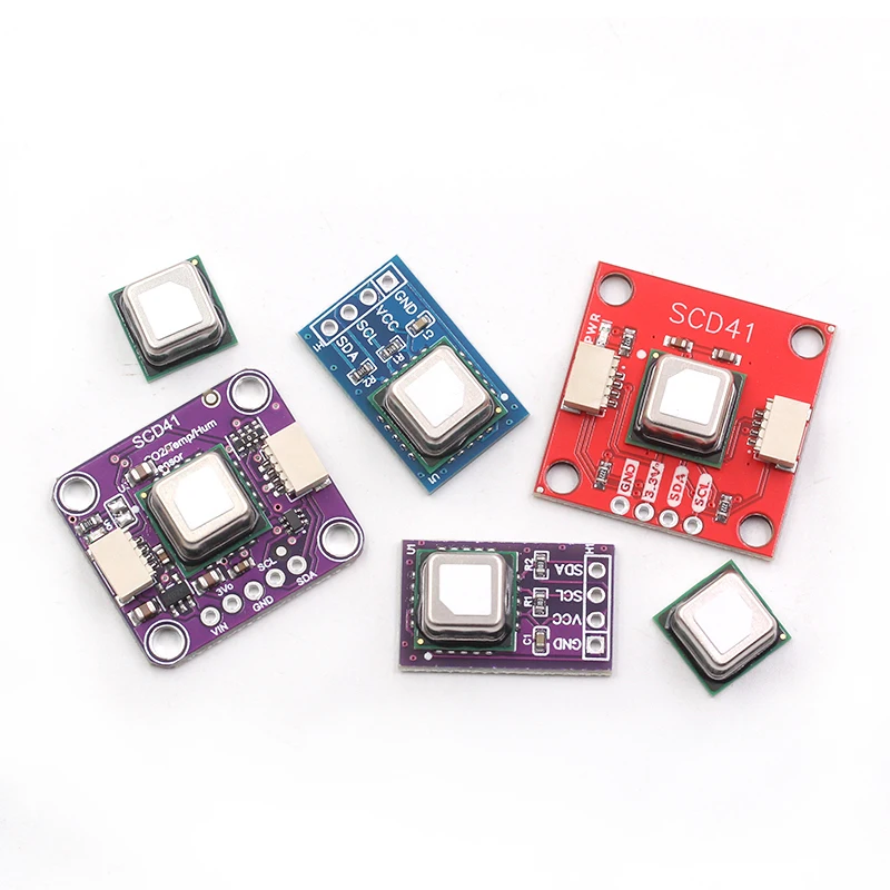 SCD40 SCD41 gas sensor module detects CO2 carbon dioxide, temperature and humidity two-in-one I2C communication