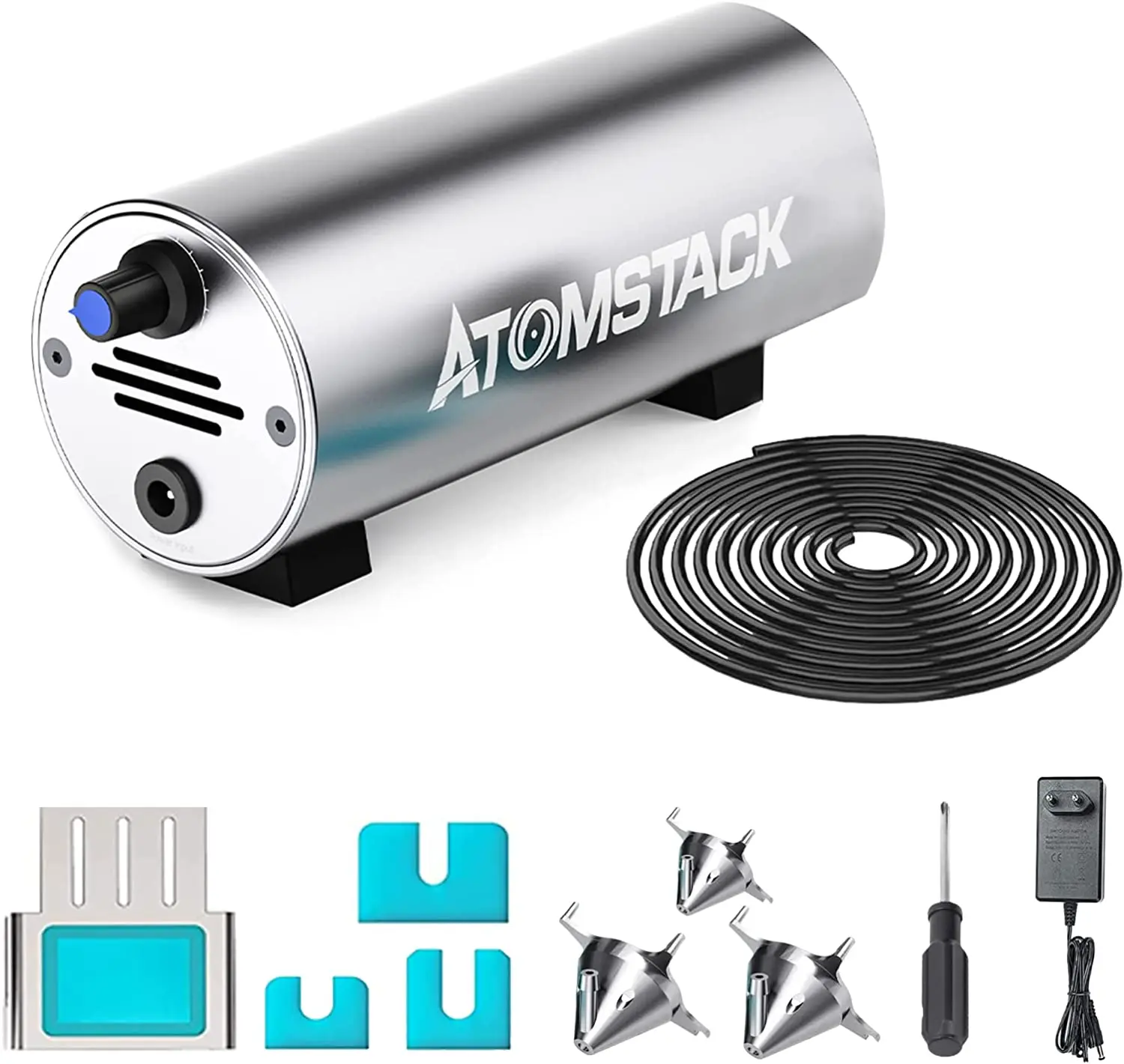 

ATOMSTACK F30 Air Assist Pump Laser Cutting Compressor 10-30L/Min Airflow For Laser Engraver Fast Filter Smoke Smooth Cut Edges