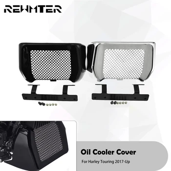 מצנן שמן אופנוע כיסוי מקרה ערכת עם סוגר ABS להארלי סיור כביש מלך מתגלגל בחופשיות רחוב אלקטרה Glide 2017-2022