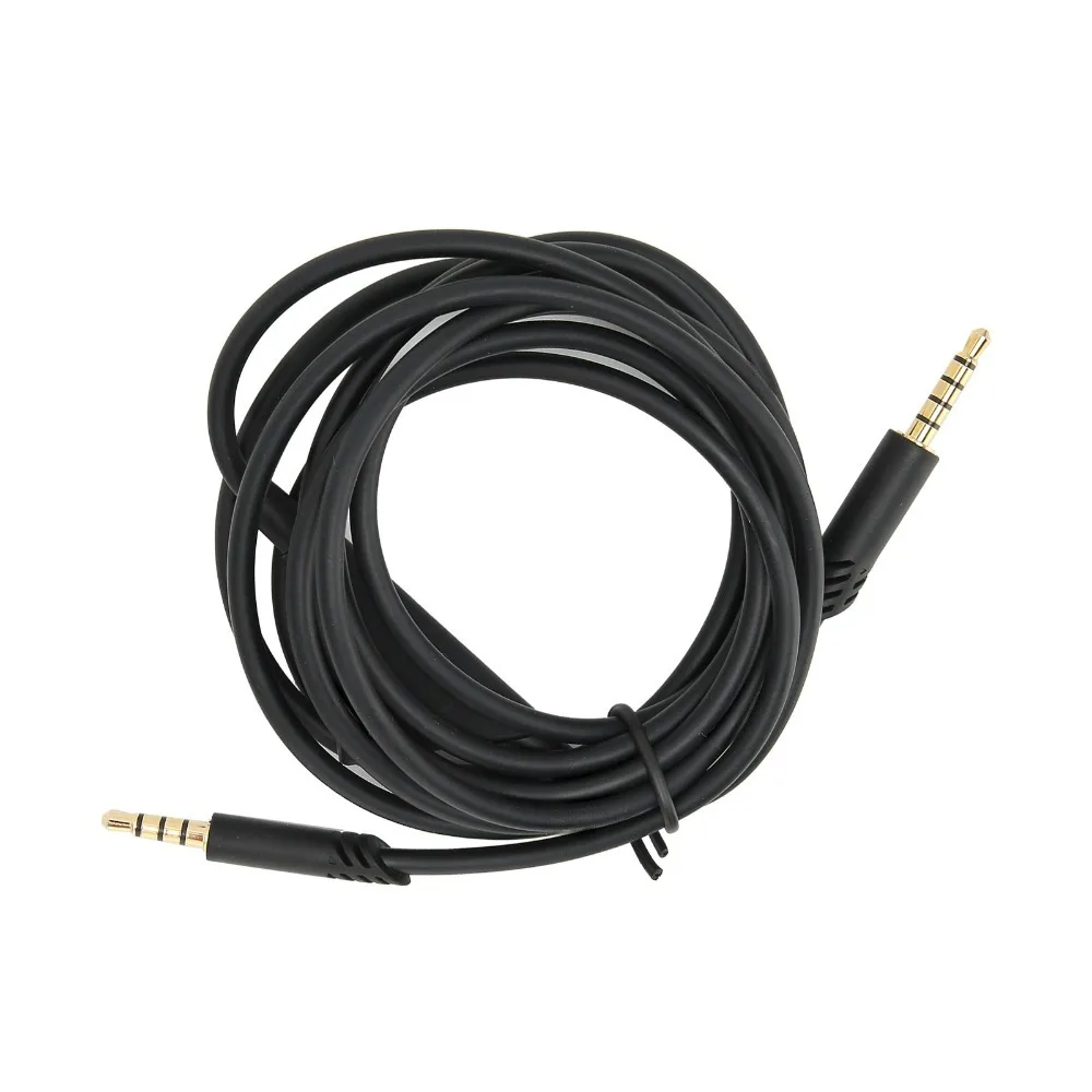 3.5mm Headphone Cable Plug and Play Volume Control Audio Line 2m/6.6ft Replacement Cable for Logitech Astro A10 A30 A40