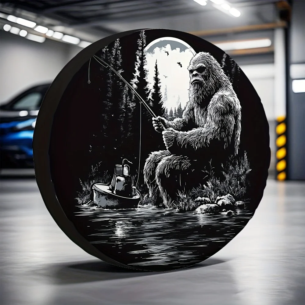 1pc, Dust-Resistant Tire Storage Bags For Hairy Monster Fishing And Camping. Versatile Fabric, No Electricity Needed. Perfect Fo