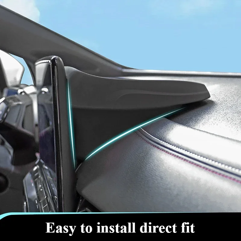 Picture 4: Car Navigation Screen Storage Box Fit For Volkswagen VW ID.3 ID.4 ID.4X ID.6 CROZZ Dashboard Organizer Interior Accessories