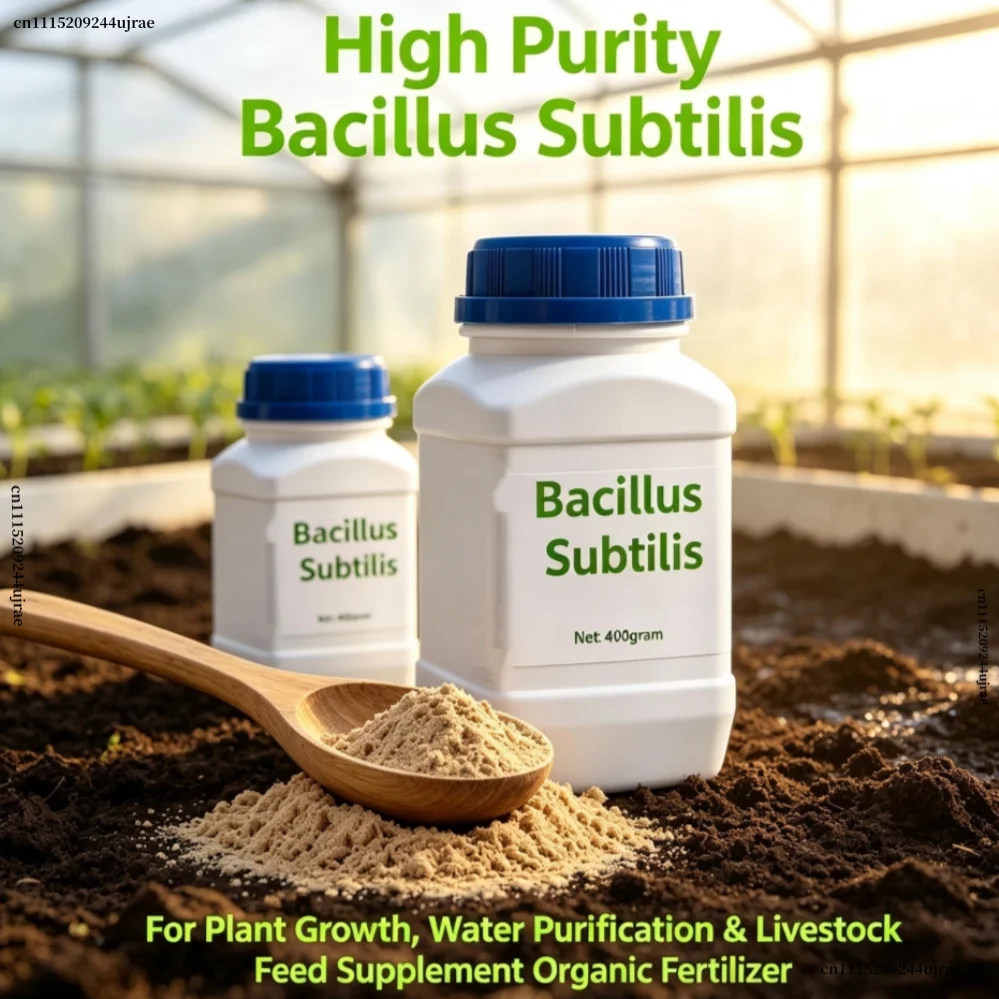 Bacillus Subtilis High Purity Powder, Organic Probiotic Fertilizer For Ornamental Flowers & Potted Plants, Improve Soil Health