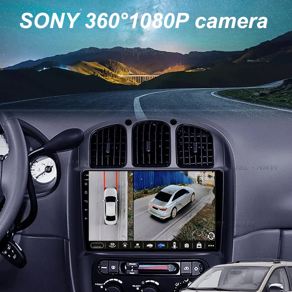 Android 16 For Chrysler Voyager RG RS Town & Country RS 2000 - 2007 Auto Carplay Stereo Player Multimedia Radio GPS Navigation