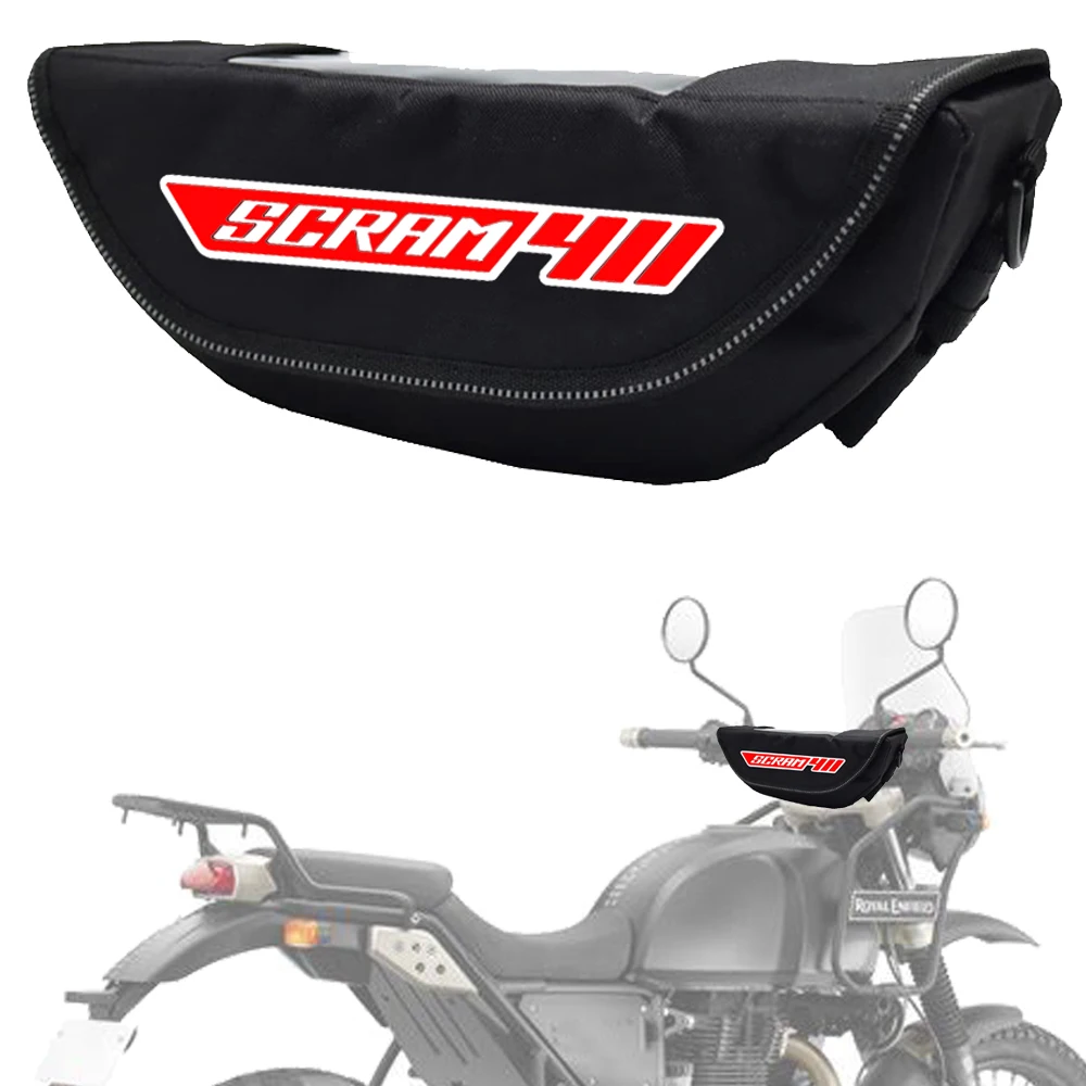 For Himalayan Scram411 himalayan scram 411 2022 2023  Travel Tool bag Motorcycle accessory Waterproof  Dust proof Handlebar bag