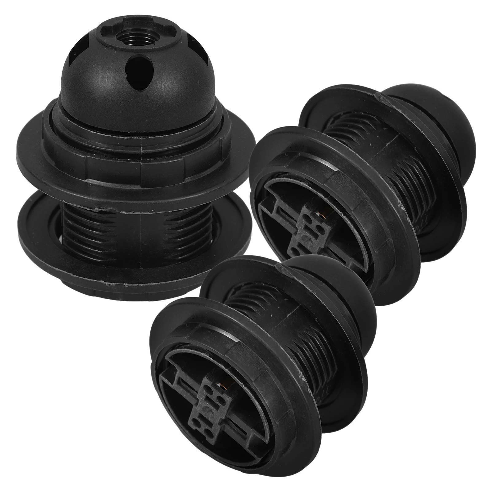

3PCS Lamp Holder E27 Double Ring Socket Base Shade Adapter Bracket Screw Mount Lighting Accessories Lampharp Holder