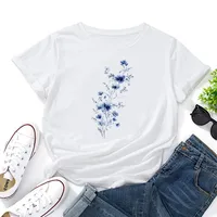 Hot Sales Summer Women's Cotton Loose T-shirt Short Sleeve Comfortable Daily Fashion Outdoors Jogging High Quality Casual Simple