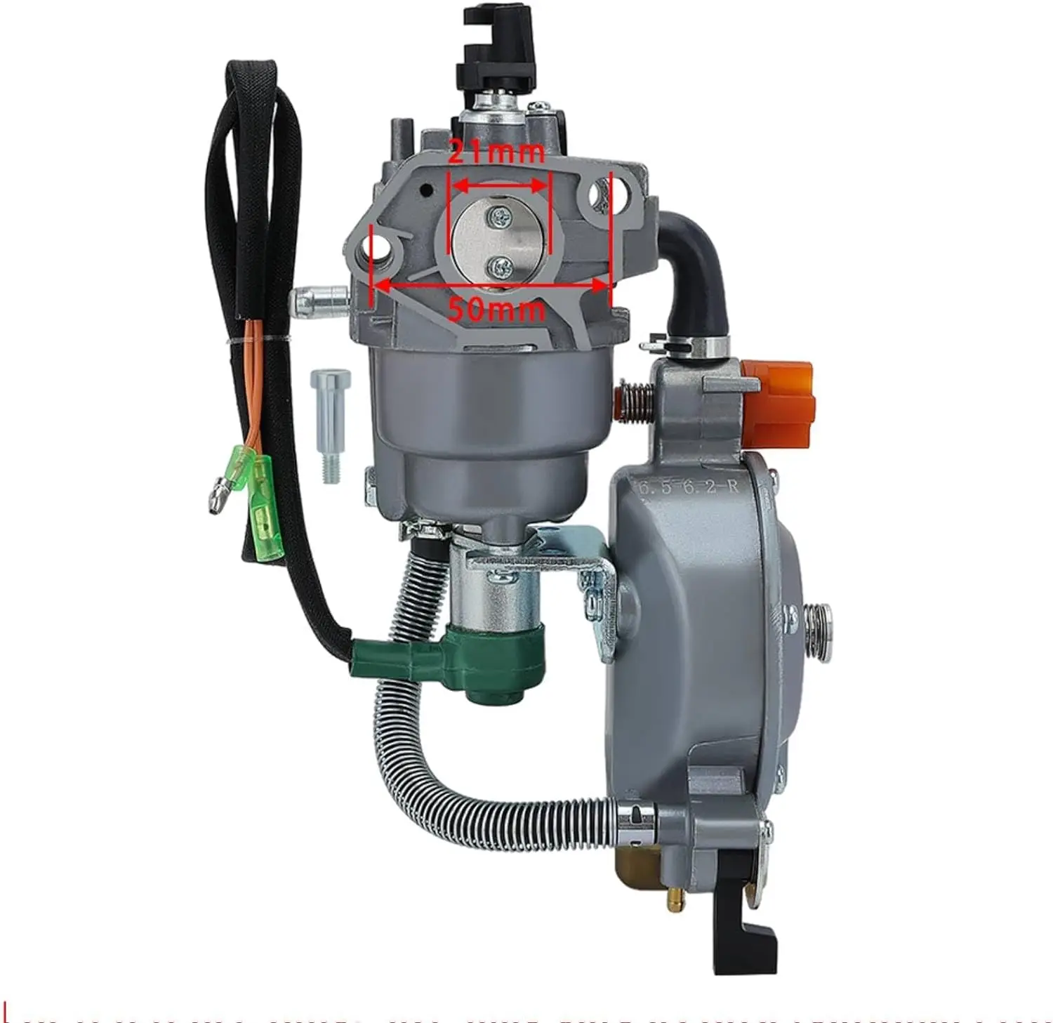 GX270 Dual Fuel Carburetor LPG NG Conversion Kit For Honda 188F GX390 GX270 4.5-5.5KW 13-14HP Gasoline Generator Carburador