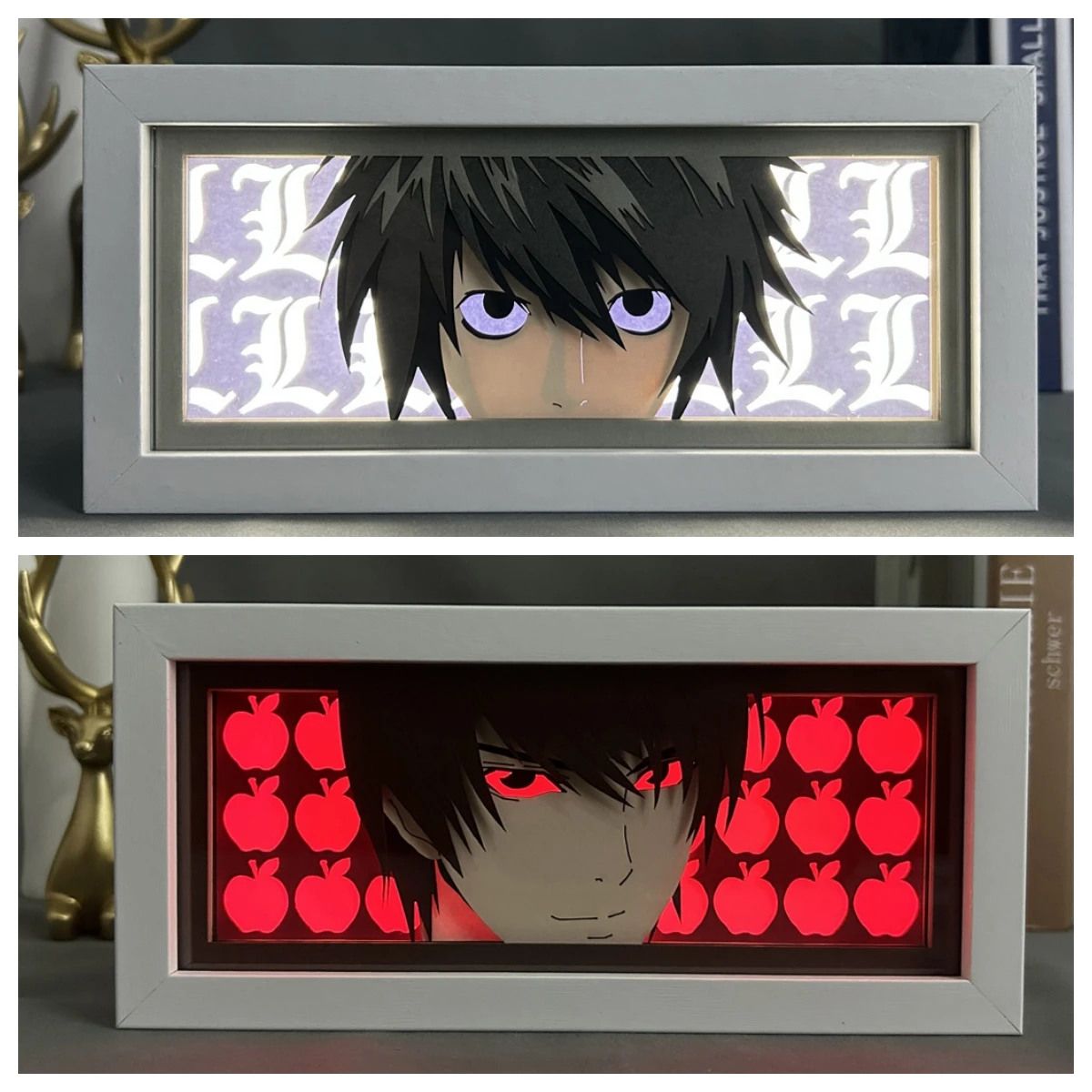 Death Note Anime Light Box Yagami For Bedroom Decoration Gaming Manga Bedside Desk Table Lamp Gifts For Kids Child Night Light