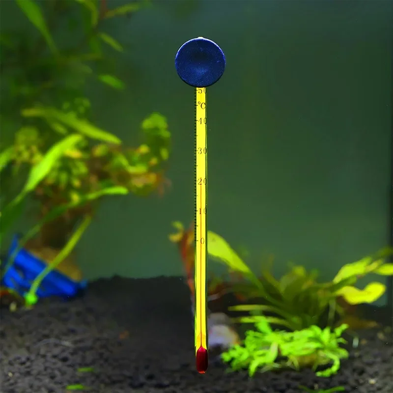 Fish Tank Thermometer High Precision Family Special Mini Aquarium Powerful Suction Cups Water Accurate Temperature Measurement