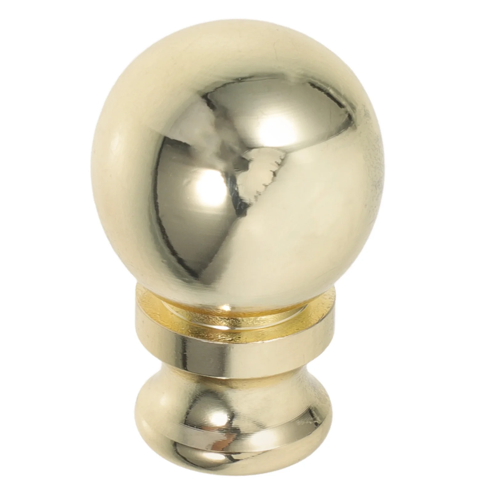 

Decorative Lamp Finial Cap Aluminum Alloy Gold Finish Round Head Thread Nut Knob for Table Lamps Shade Harp Holder