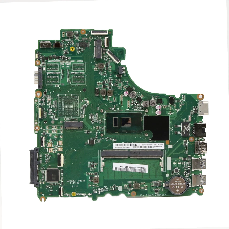 DA0LV6MB6F0 Mainboard For Lenovo V310-14ISK V310-14IKB V510-14IKB Laptop Motherboard With CPU i3  7th Gen 4G-RAM