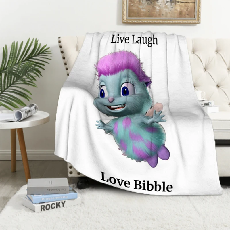 Funny Bibble Throw King Lid Soft Plaid With Print Children's Blanket Fluffy Sofa Blankets Plead Cover Throwing Downy Catnap Knee