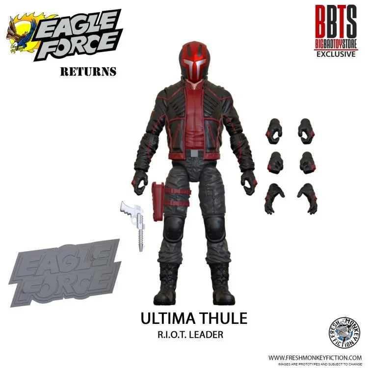 Original Eagle Force 1/18 Scale 40th Anniversary Batch 1 Red Hood Terror Full Set 4in Male Soldier Action Figures Model