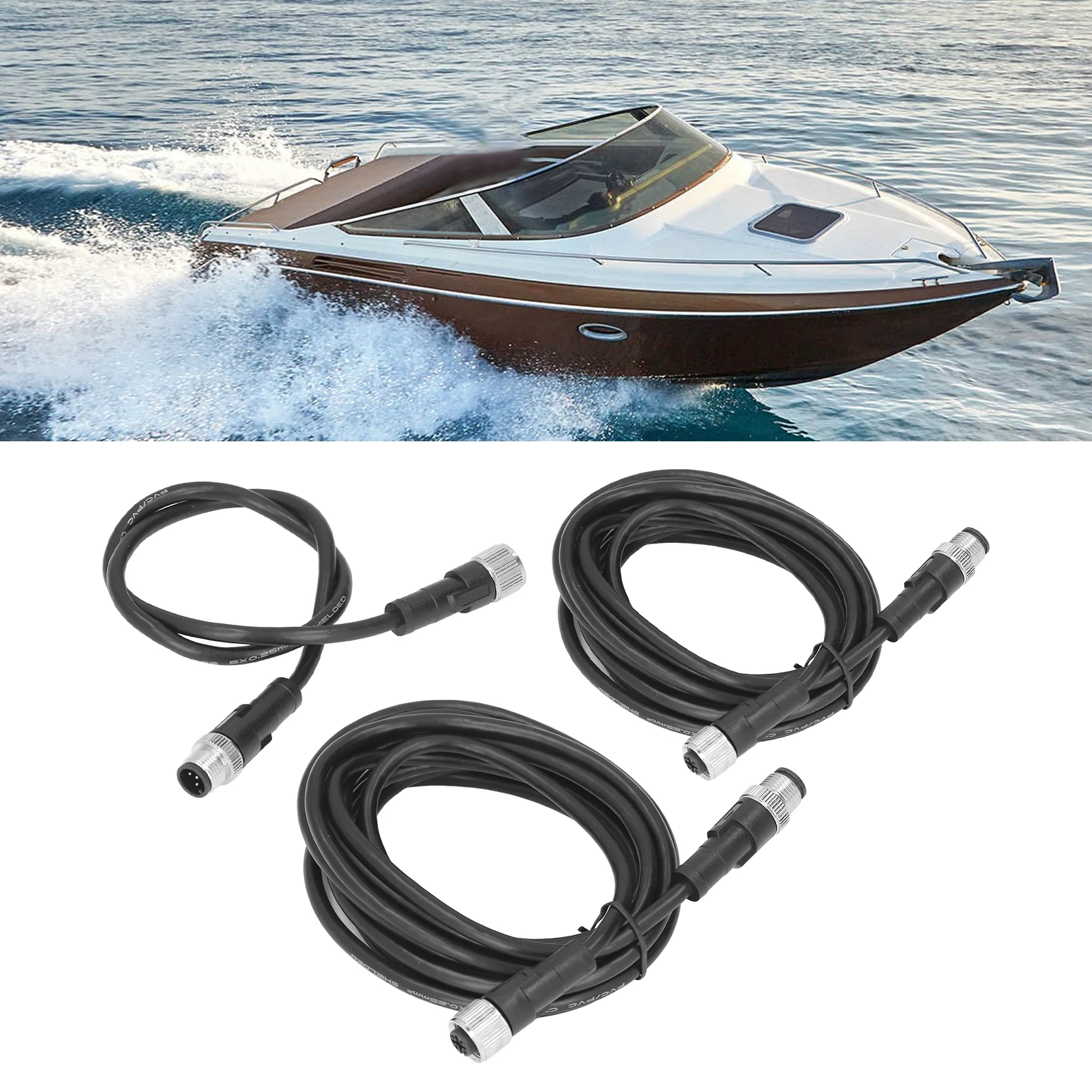 Cable for NMEA 2000 Boat Backbone Drop Cable for NMEA 2000 Replacement for  Lowrance Simrad B G Navico Networks Drop Cable