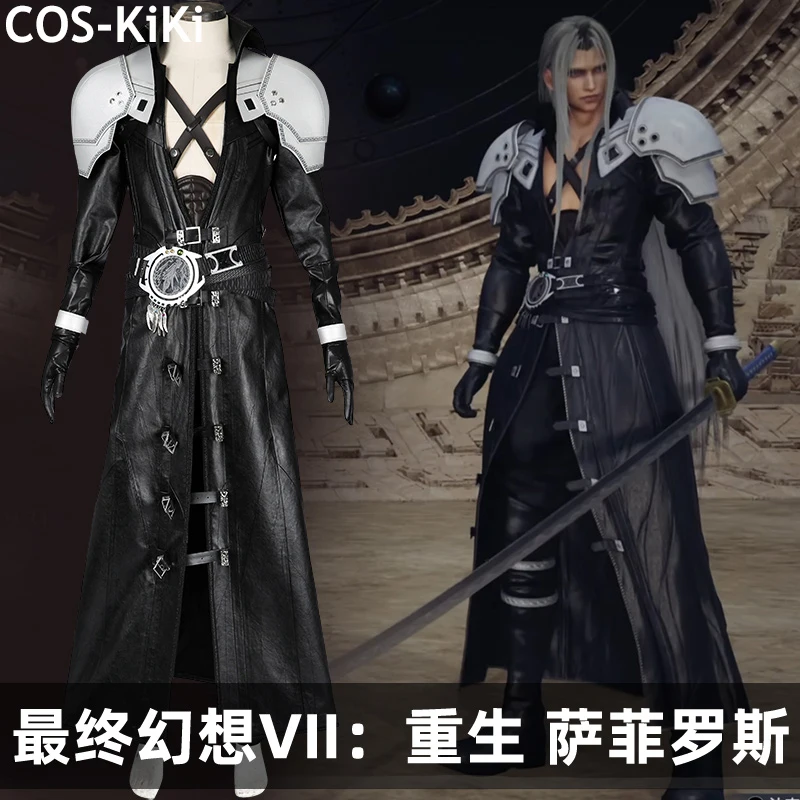 

COS-KiKi Final Fantasy VII Rebirth Sephiroth Game Suit Handsome Uniform Cosplay Costume Halloween Party Role Play Outfit XS-3XL