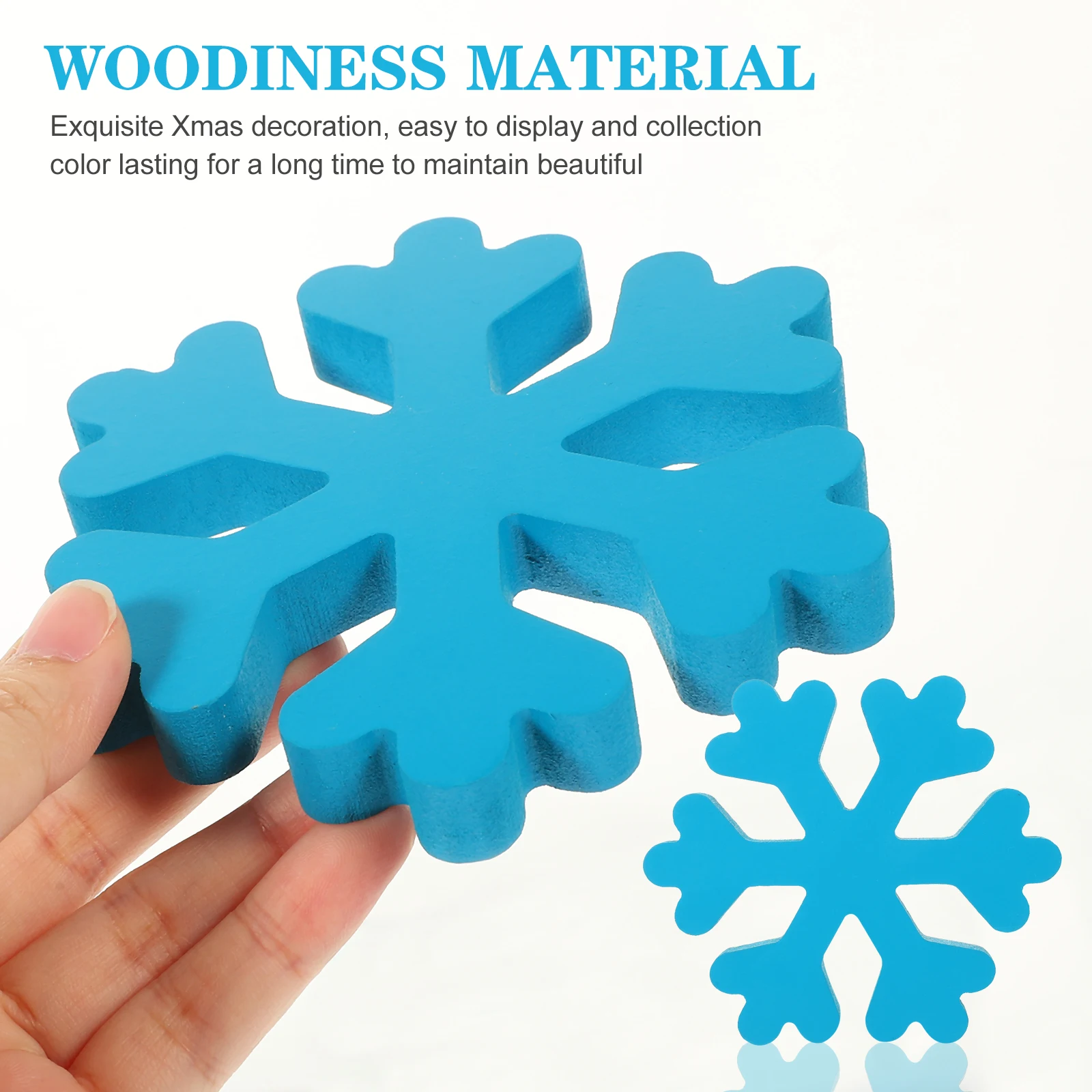 

3 Pcs Snowflake Ornament Winter Decor Christmas Decorations Ornaments Crafts Snowflakes Cartoon