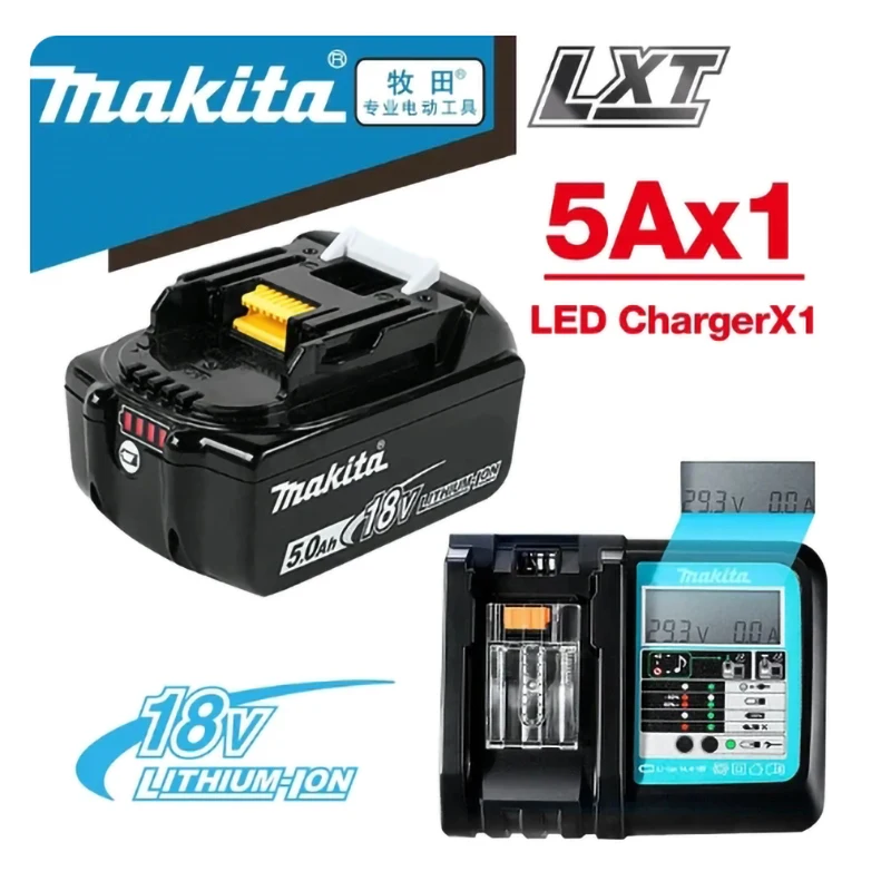 Original BL1850  Makita 18V Battery Rechargeable Battery 18650 Lithium-ion Cell Suitable For Makita Power Tool BL1860 BL1830