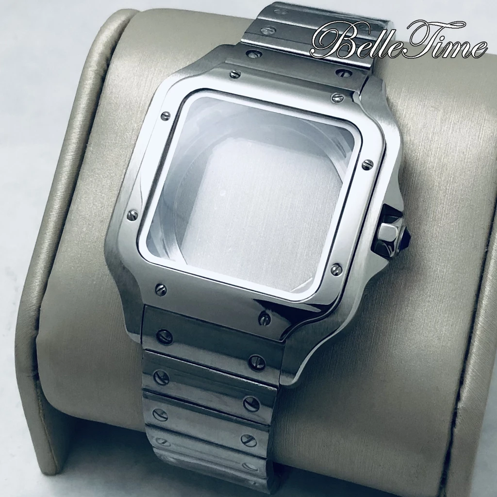 38-ミリメートルスクエアウォッチケースフィット-nh34-nh35-nh36-4r35-4r36-ムーブメント-904l-ステンレス鋼防水時計修正アクセサリー