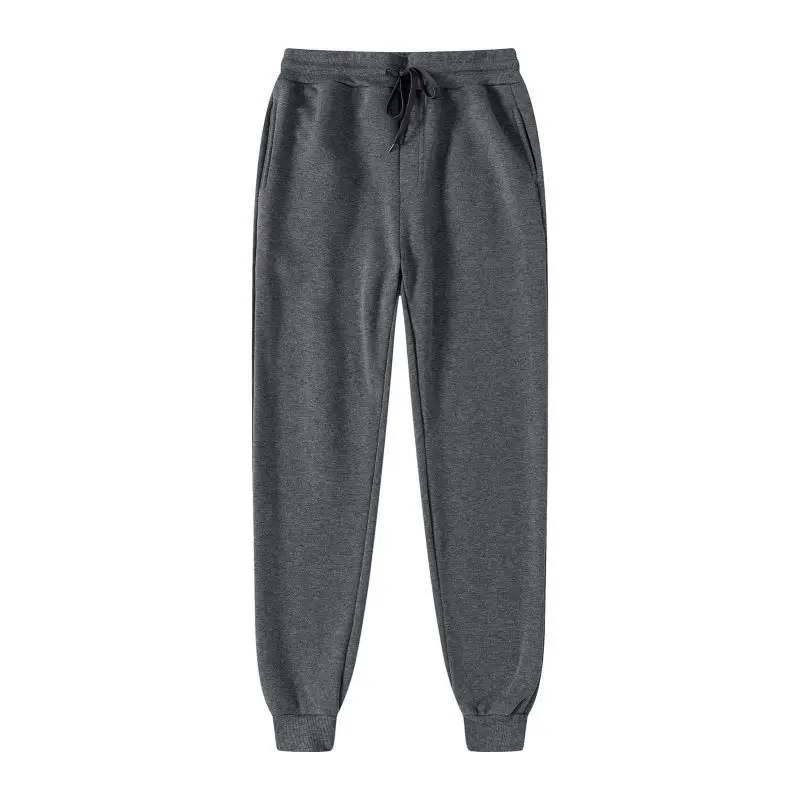 Men's casual pants straight leg slim fit elastic waist jogging pants Korean classic blue black gray men's pants plus size 3XL