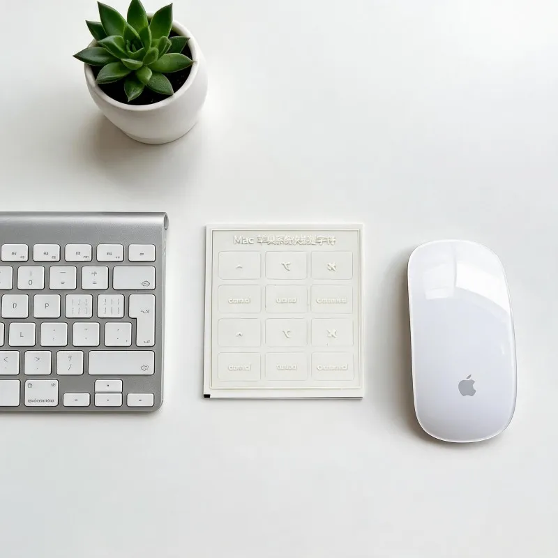 Mac Os Hotkey Icons Rub-On Transfer Stickers Command Option Control Symbol Decal for Mechanical Keyboard Keycap