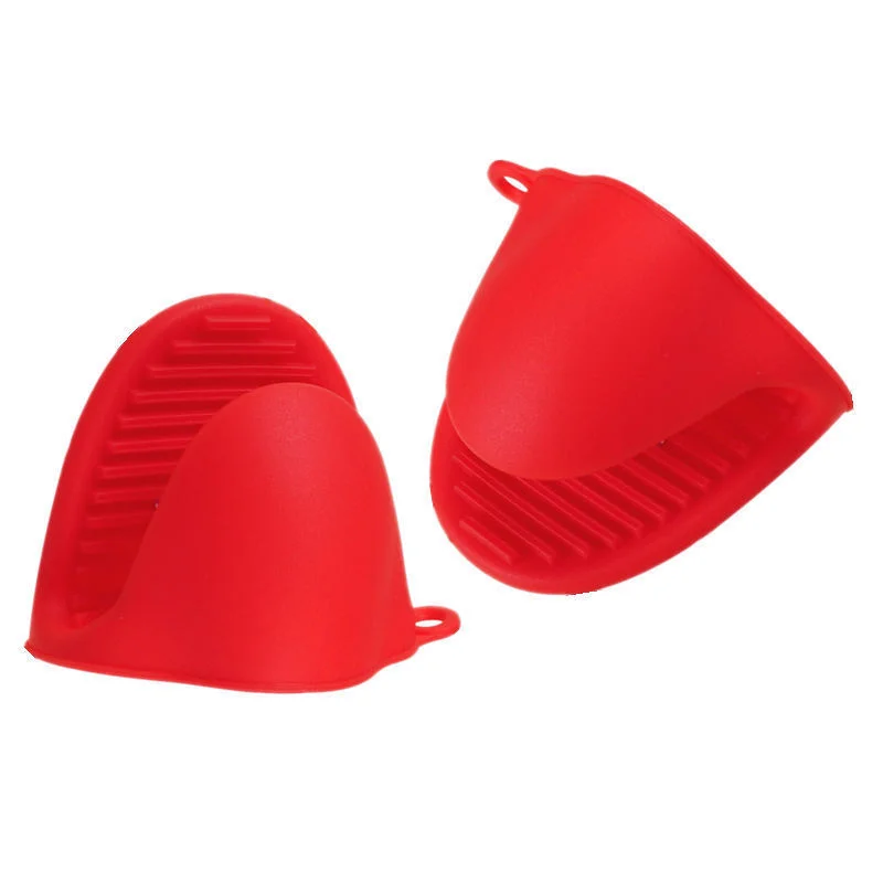 2 stücke Ofen Handschuhe Silikon Hitzebeständige Prise Handschuhe Anti Verbrühungen Nicht Slip Handschuhe Clips Topf Halter Kochen Backen Ofen handschuhe – Detail 9