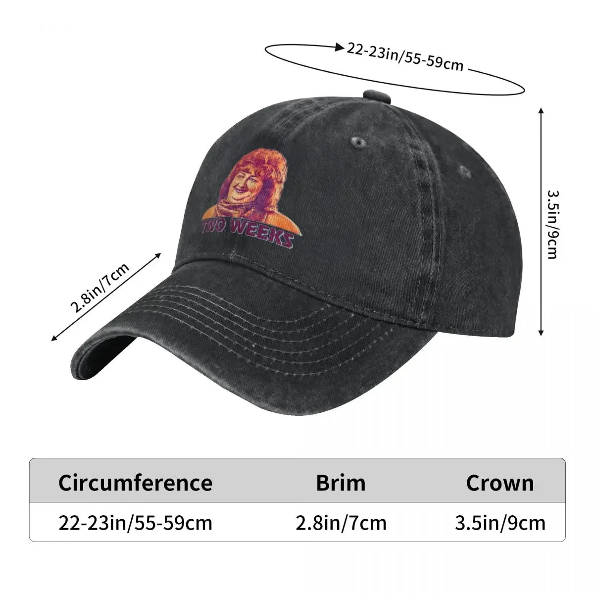 Two Weeks - Total Recall Lady Fashion Baseball Cap Peaked Cap  Cap Male