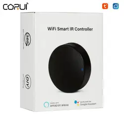 CORUI Tuya WiFi IR Remote Control App Control Smart Universal Infrared Remote For AC TV DVD Use With Alexa Google Home Assistant