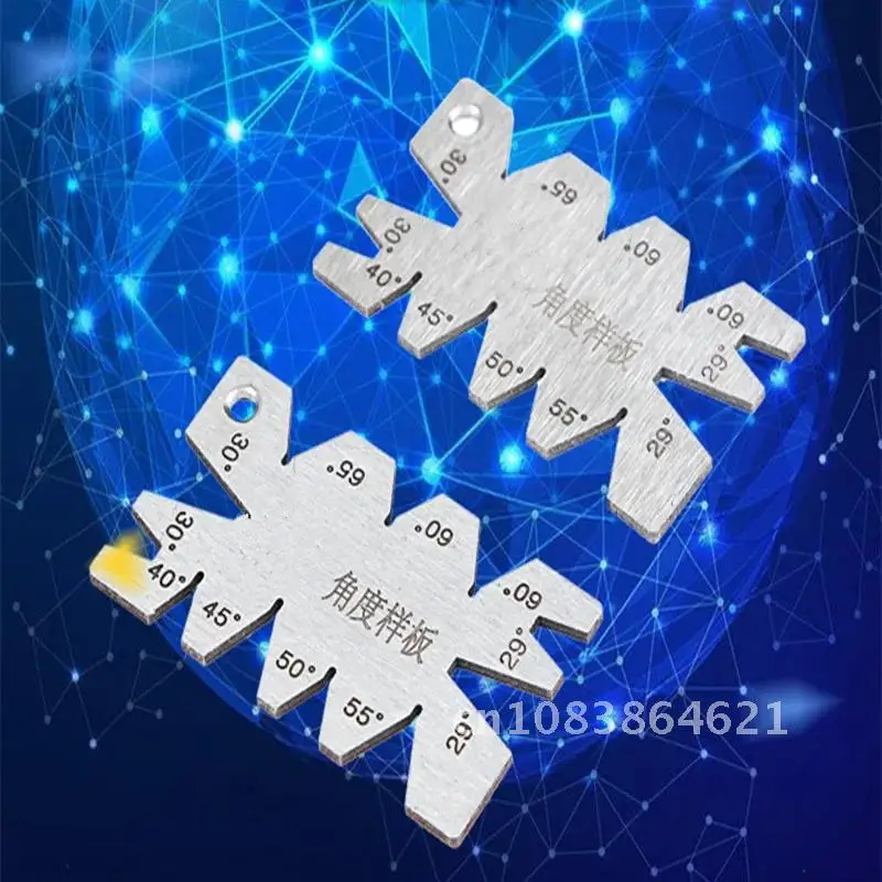 

Machining Threads Screw Cutting Gauge Stainless Steel Angle Arc Model Angles Measure Tool