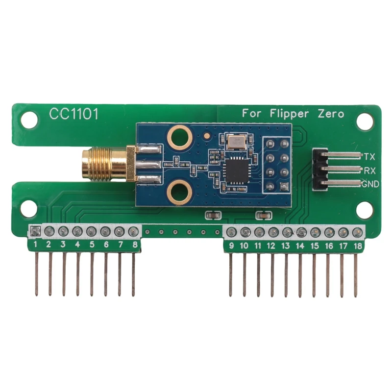 Módulo de Subghz para Flipper Zero CC1101, con antena, 433Mhz, cobertura más amplia