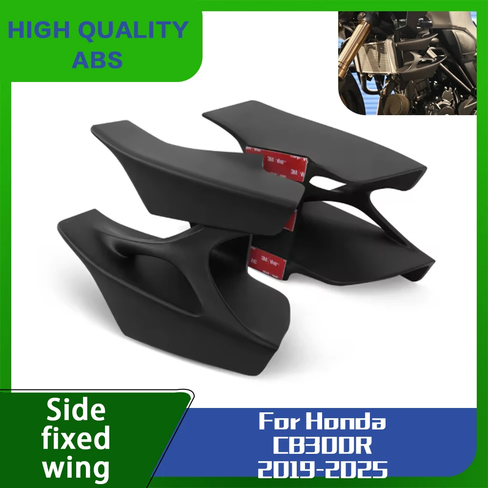 ملحقات جديدة لهوندا CB300R CB300 R 2019-2025 2024 جناح جانبي سبويلر جانبي للدراجة النارية سبويلر أمامي سبويلر سفلي جناح ثابت