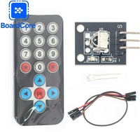 1set HX1838 IR Remote Control Module Kit Wireless IR Receiver Module HX1838 Kit Smart Electronics for Arduino Raspberry Pi